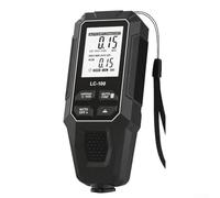 Medidor de espesor digital para análisis de revestimiento industrial Rango 0-2000um Detección dual e informes estadísticos de datos (negro)