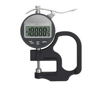 Medidor de espesor digital, rango 0,01, 0-12,7 mm/25,4 mm, medidor porcentual electrónico, micrómetro preciso - Prec métrica(0-25.4mm 0.01mm)