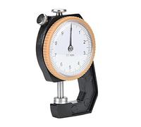 Medidor de espesor, Medidor de espesor de alta precisión Operación conveniente Acero 0~10 mm Espesor de cuero, para medir joyería Papel Láminas de metal Cuero