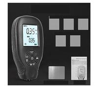 Medidor de Espesor, Medidor de espesor de recubrimiento 0-2000UM, probador de película de pintura automotriz for coche, herramientas de pintura Manual, medidor de espesor for coches(Nero)