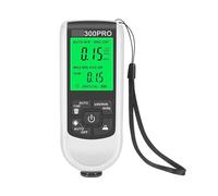 Medidor de espesor pintura for automóviles, pantalla digital 0-2000 um for Fe/Nfe Amplia aplicación(Bianco)