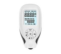 Medidor de espesor recubrimiento, probador película pintura coche, pantalla LCD, medidor Manual for coches, herramientas medición 0-2000um, Unidad Lógica(Bianco)