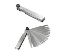Medidor de espesores cónico, Galga de espesores Acero 17 Hojas 0.02-1.00mm Espesor 100x12x4mm(0.5 * 1)