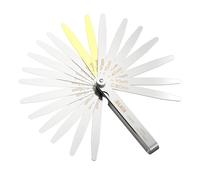 Medidor de espesores cónico, Juego Métrico De Galga Espesores 14/16/23/32 Cuchillas 0.02-1.0mm for Válvulas Y Huecos(LA524016 16pcs)