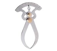 Medidor de espesores de acero inoxidable para carpintería, calibre de espiga de madera, diámetro interno externo, regla de conversión, herramienta de medición, juego de calibradores de acero