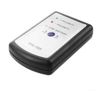 Medidor de fase de polaridad de altavoz negro para sistemas de audio automotrices, comprueba el cableado positivo/negativo y la compatibilidad de fase del altavoz