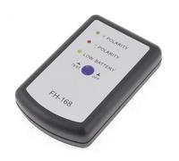 Medidor de fase de polaridad de altavoz negro para sistemas de audio automotrices - Comprueba las conexiones positivas/negativas dentro de los tweeters de la puerta, altavoces y subwoofers - 4.1 x 2.8