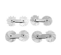 Medidor de Filete de Acero Inoxidable de 4 piezas, Medidor de Filete de Radio, Medidor de Radio, Herramienta de Medición, R0.3-1.5/R1-6.5/R7-14.5/R15-25