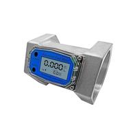 Medidor De Flujo 1in/2in/2.5in/3in LCD Medidor De Flujo De Líquido Digital Medidor De Flujo Electrónico For Agua De Urea De Combustible(3inches)