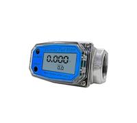 Medidor De Flujo 1in/2in/2.5in/3in LCD Medidor De Flujo De Líquido Digital Medidor De Flujo Electrónico For Agua De Urea De Combustible(1 inch)