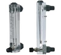Medidor de flujo acrílico LZM-20JT, rotámetro de montaje en panel for agua, aire, gas, líquido, caudalímetro mecánico industrial ajustable(20JT-6-60Nm3-h)