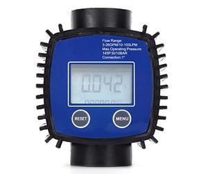 Medidor de Flujo de Agua, Compteur D'Eau Pantalla Digital Medidor de Flujo de Agua de Alta Precisión Medidor de Flujo Medidor de Flujo de Rosca Interna de 1 Pulgada