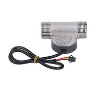 Medidor de Flujo de Agua | Contador de Flujo preciso de 20 - 280 L/MIN | Caudalímetro de Acero Inoxidable para riego de Piscinas, estanques de Peces y Tierras de Cultivo |