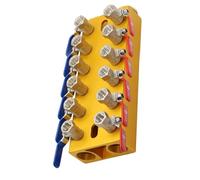 Medidor de flujo de agua de alta presión con control de mango de 4/5/6/8 puertos para maquinaria de fundición a presión, medidor de flujo de refrigeración de aluminio mecanizado