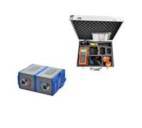 Medidor de flujo de agua, Medidor de caudal agua TUF-2000H Transductor TS-2/TM-1/TL-1 Sensor abrazadera ultrasónico digital portátil RS232(Host plus TM-1-HT)