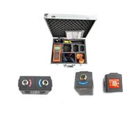 Medidor de flujo de agua, Medidor de caudal agua TUF-2000H Transductor TS-2/TM-1/TL-1 Sensor abrazadera ultrasónico digital portátil RS232(Host TS-2-HT TM-1-HT)