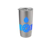 Medidor de flujo de agua Medidor Vaso térmico de acero inoxidable de doble pared
