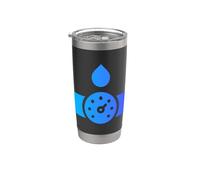 Medidor de flujo de agua Medidor Vaso térmico de acero inoxidable de doble pared