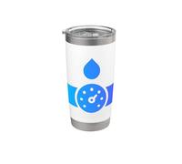 Medidor de flujo de agua Medidor Vaso térmico de acero inoxidable de doble pared