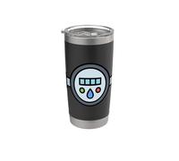 Medidor de flujo de agua Medidor Vaso térmico de acero inoxidable de doble pared
