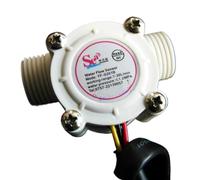 Medidor de flujo de agua resistente a la oxidación, indicador de contador, medidor de flujo for piscina de líquido, interruptor de flotador Hall G1/2 1-30 l/min