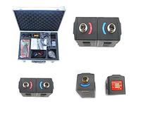 Medidor de flujo de agua, TUF-2000H Water Flowmeter TS-2/TM-1/TL-1 Transducer Clamp Sensor Handheld Portable Digital Liquid Ultrasonic Flow Meter(High Temp DN25-6000)