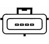 HELLA 8ET 009 142-161 Medidor de masa de aire