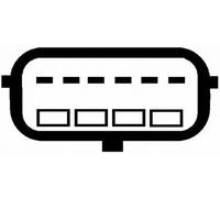 Medidor de flujo de aire 8ET 009 142-551 HELLA para RENAULT SUZUKI
