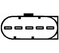 Medidor de flujo de aire 8ET 009 149-061 HELLA para MERCEDES-BENZ CLASE C SLK