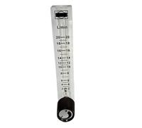Medidor de flujo de aire LZQ-7 de 2 a 20 LPM, indicador de flujo de gas con válvula de control for conector de oxígeno, flujo ajustable de 12 cm.(1-5LPM)