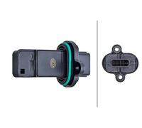 HELLA 8ET 358 166-591 Caudalímetro Medidor de la masa de aire - 4polos - atornillado - sin carcasa (cárter)