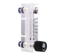 Medidor de flujo de área variable acrílico AT19-4T de 0,1 a 1 l/min, rotámetro de gas ajustable for montaje en panel, controlador de caudal de aire, 1 unidad