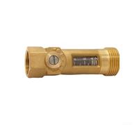 Medidor de flujo de equilibrio DN15 DN20 de latón con ajuste de resorte y lectura L/min para optimización de flujo de HVAC y fontanería (B(2-8))