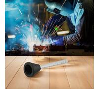 Medidor de flujo de gas profesional para soldadura MIG y TIG - 0-25 l/min de doble escala acetileno/argón/medidor de flujo con cuerpo de PC, 14 cm de longitud, para