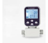 Medidor de flujo de gas térmico G3/8 macho DN10 Sensor de flujo másico for aire oxígeno nitrógeno argón metano salida RS485(Air-3-300L-min)