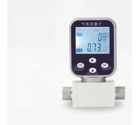 Medidor de flujo de gas térmico G3/8 macho DN10 Sensor de flujo másico for aire oxígeno nitrógeno argón metano salida RS485(Nitrogen-1-100L-min)