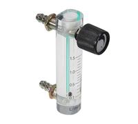 Medidor de flujo de oxígeno de 0 a 1,5 l/min (1,5 l) con control for oxígeno y aire.