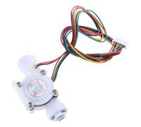 Medidor de flujo de temperatura TDS DN10 8 5-24 V Efecto Turbina, contador de fluidímetro