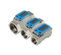 Medidor de flujo de turbina Digital, medidor de flujo, PCB, indicador de flujo electrónico, contador de Sensor, 1 ud.(Green)