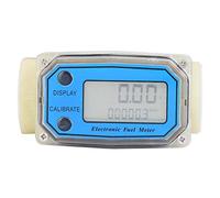 Medidor de flujo de turbina medidor de agua 15 - 120 l/min 1" NPT Digital Fuel Meter Oil Caudalímetro agua