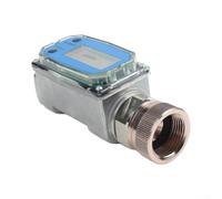 Medidor de flujo digital de 3/4 pulgadas, contador de turbinas para diésel y agua, pantalla LCD, aluminio, de -20 a 60 °C (1 pulgadas)