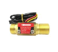 Medidor de flujo digital de alta precisión Caudalímetro De Rosca Macho YF-B3, Sensor Flujo Agua Líquida 1 A 25 L/min