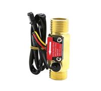 Medidor de flujo digital de alta precisión Interruptor Flujo Agua Latón G1/2" YF-B7, Caudalímetro Líquido De 1 A 25 L/min