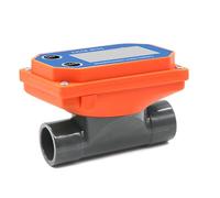 Medidor de flujo digital de gran capacidad con pantalla transparente para tratamientos de agua de piscina, medición precisa de líquidos, medidor de flujo de líquido
