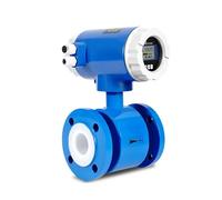 Medidor de Flujo Digital, Medidor de flujo electromagnético Digital DN32 DN40 DN50 for aguas residuales, lodos, líquido, agua de mar, caudalímetro inteligente 4-20mA RS485(DN 40)