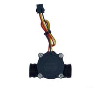 Medidor de flujo - Dispositivo de medición de flujo de agua con tecnología de sensor de principio Hall, resistencia a la presión de 1,75 MPa, para bombas, motores y aplicaciones industriales,