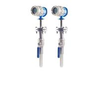 Medidor de flujo electromagnético de inserción for tuberías de aguas residuales, sensor de flujo magnético, medidor de agua con brida digital.(DN200)