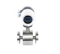 Medidor de flujo electromagnético digital LCD con salida RS485, 1 unidad, DN40, DN50, DN65, 4-20 mA(DN40 Flange 1.6Mpa)