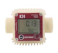 Medidor de flujo electrónico con pantalla digital LCD, medidor de flujo de turbina, medidor de flujo de turbina digital de 20 bar, pantalla LCD de alta precisión, medidor de flujo de combustible
