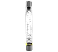 Medidor de Flujo G1/2", Rotámetro de Caudalímetro en Línea de Agua Líquida 0,5-5 Gpm/1,8-18 Lpm para Tubería de Gas Líquido